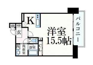 インペリアル新神戸の物件間取画像